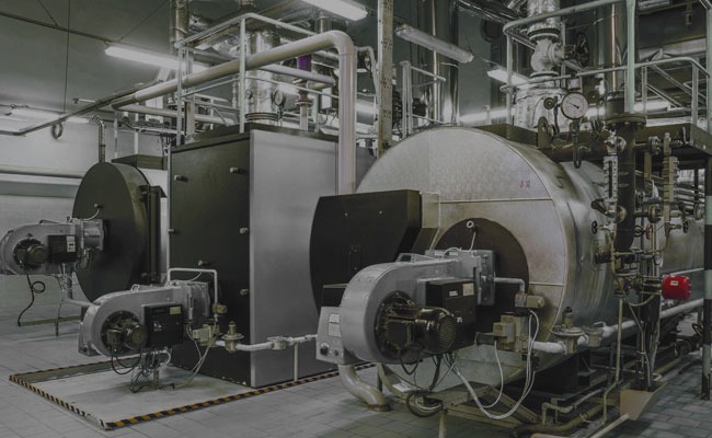 Industrial boiler house